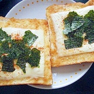 味噌マーガリン海苔チーズトースト★
